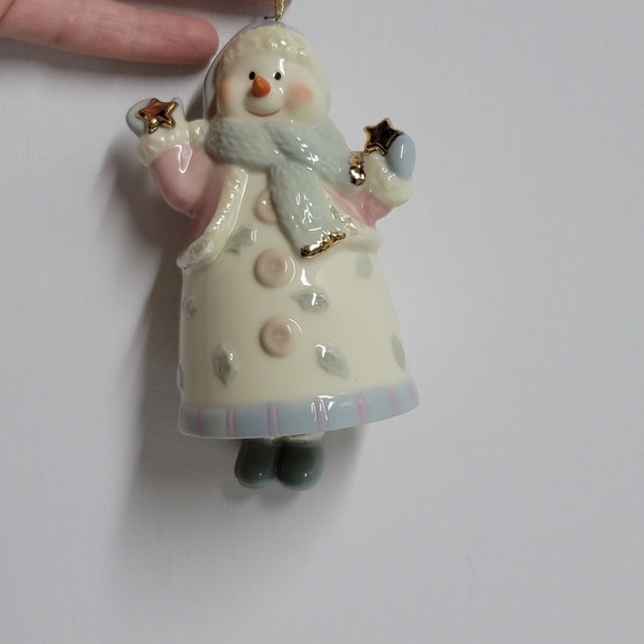 Baum Bros Formalities Snowman bell ornament - Picture 11 of 16